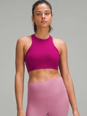 Lululemon Ribbed Nulu High-Neck Yoga Bra